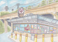 Page’s Dairy Mart Art Print