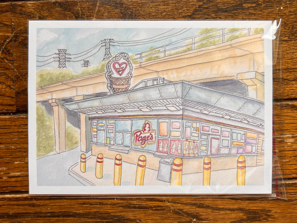 Page’s Dairy Mart Art Print