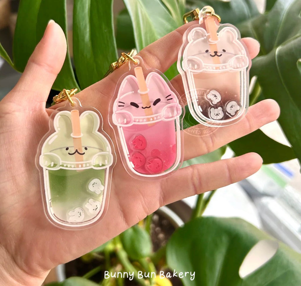 Sweet Refreshment Shaker Acrylic Keychain