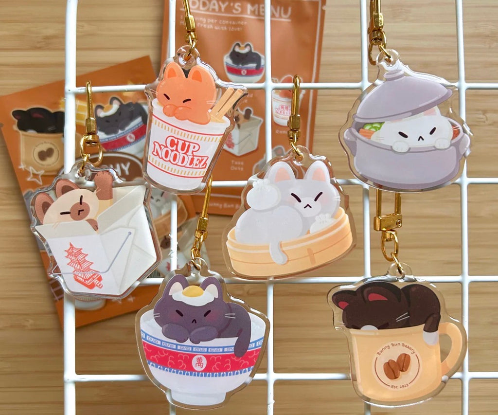 Munchy Meows - Acrylic Keychain Blind Bag