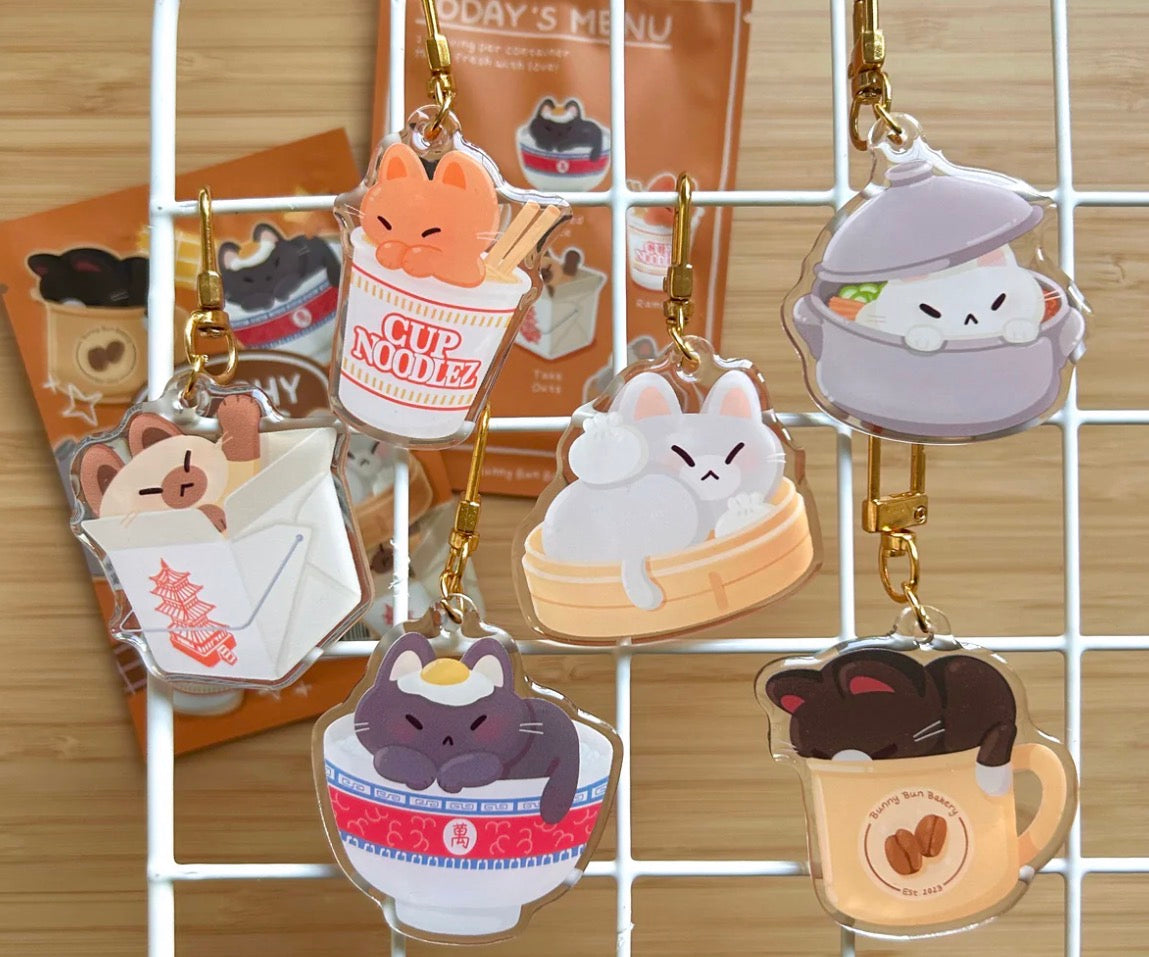 Munchy Meows - Acrylic Keychain Blind Bag