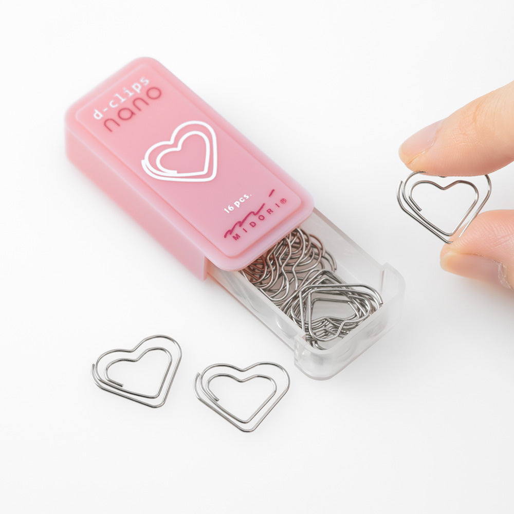 Midori D-clips Nano Clips - Heart