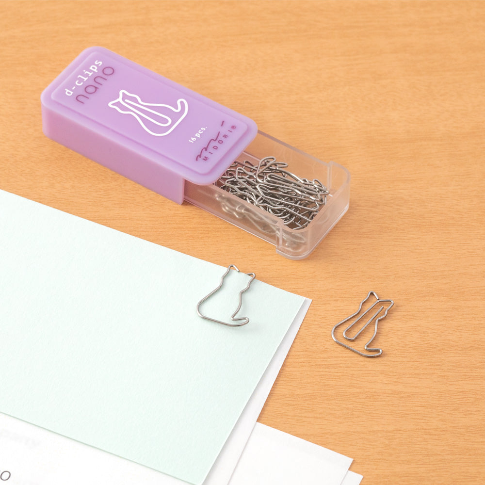 Midori D-clips Nano Clips - Cat