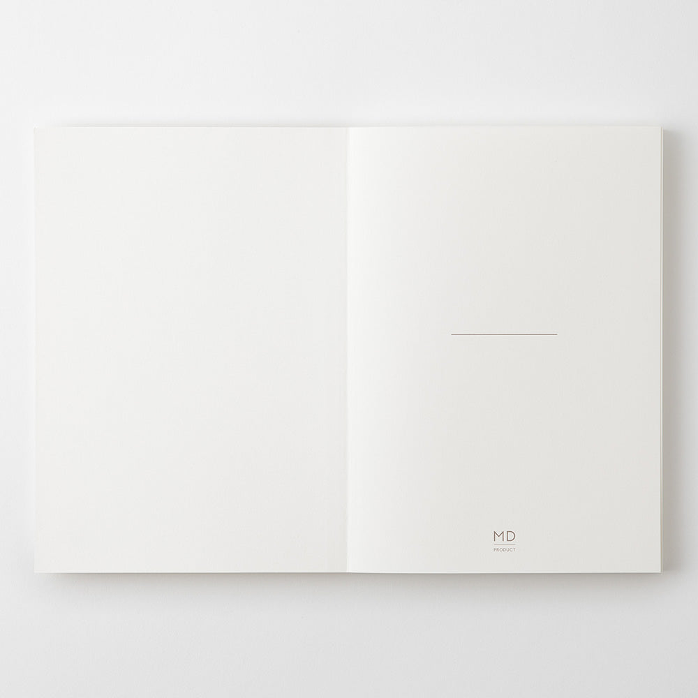 Midori MD Paper - A5 Cotton Blank White
