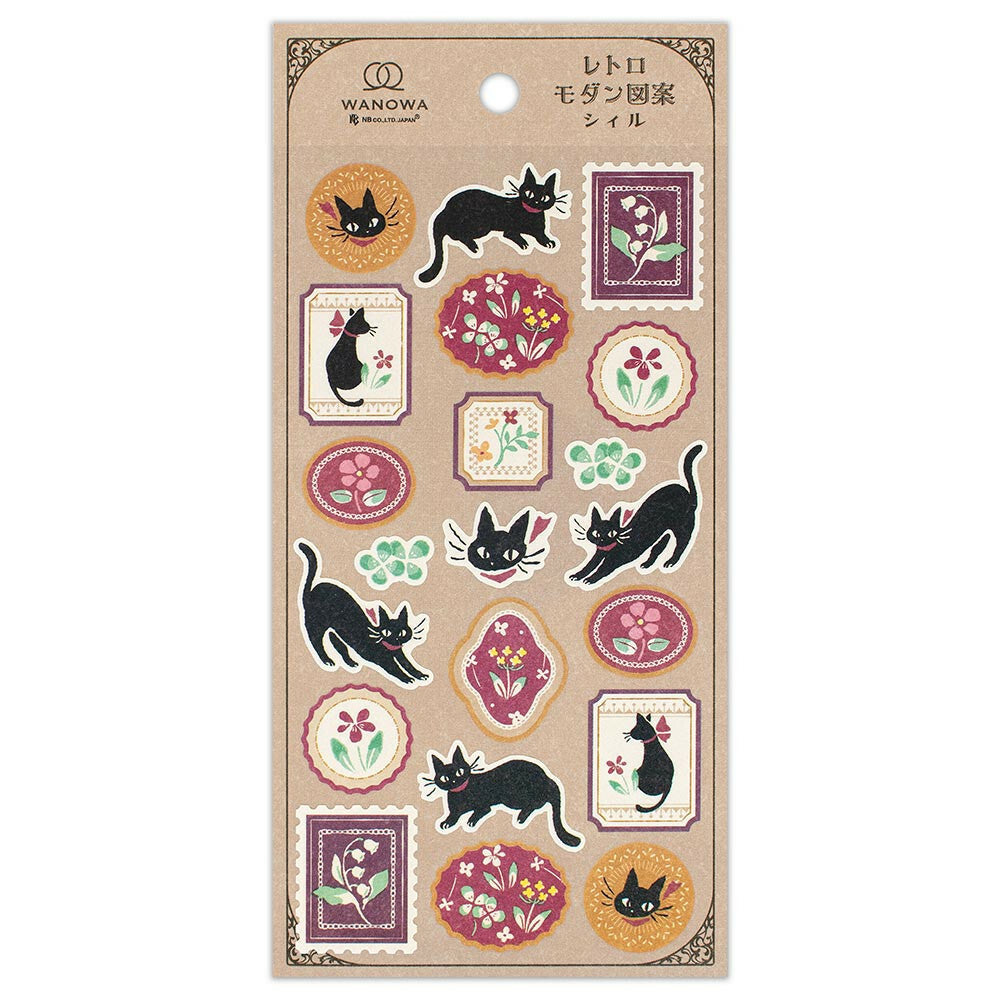 NB WANOWA Sticker Sheet - Black Cat