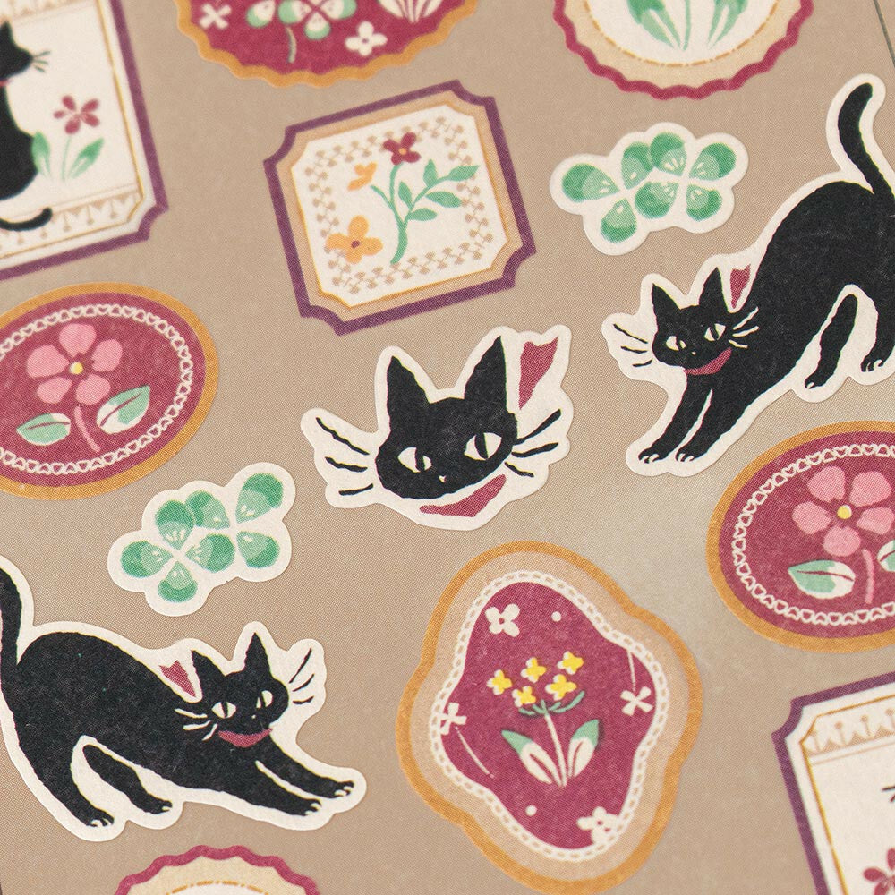 NB WANOWA Sticker Sheet - Black Cat