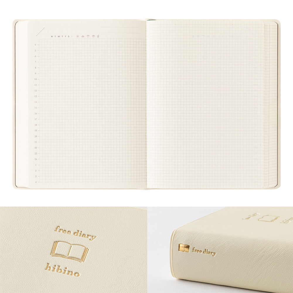 MD Hibino A6 Free Dairy - 1 Day 2 Pages