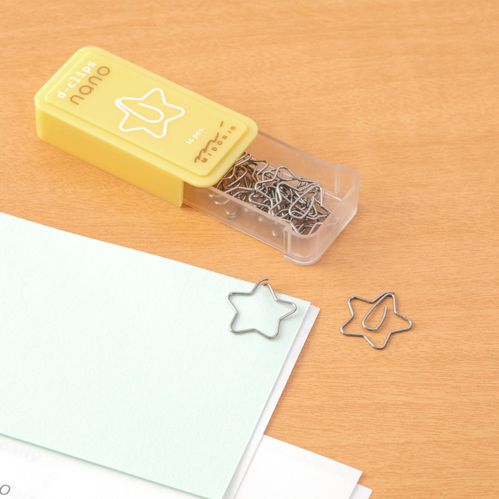 Midori D-clips Nano Clips - Star