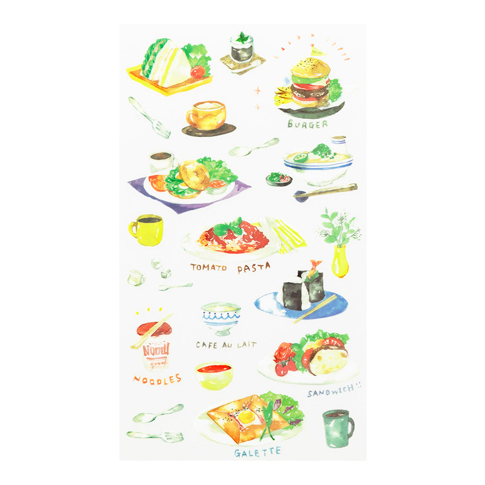 Midori Transfer Sticker Sheet - Lunch