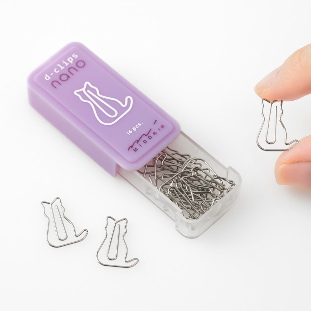 Midori D-clips Nano Clips - Cat