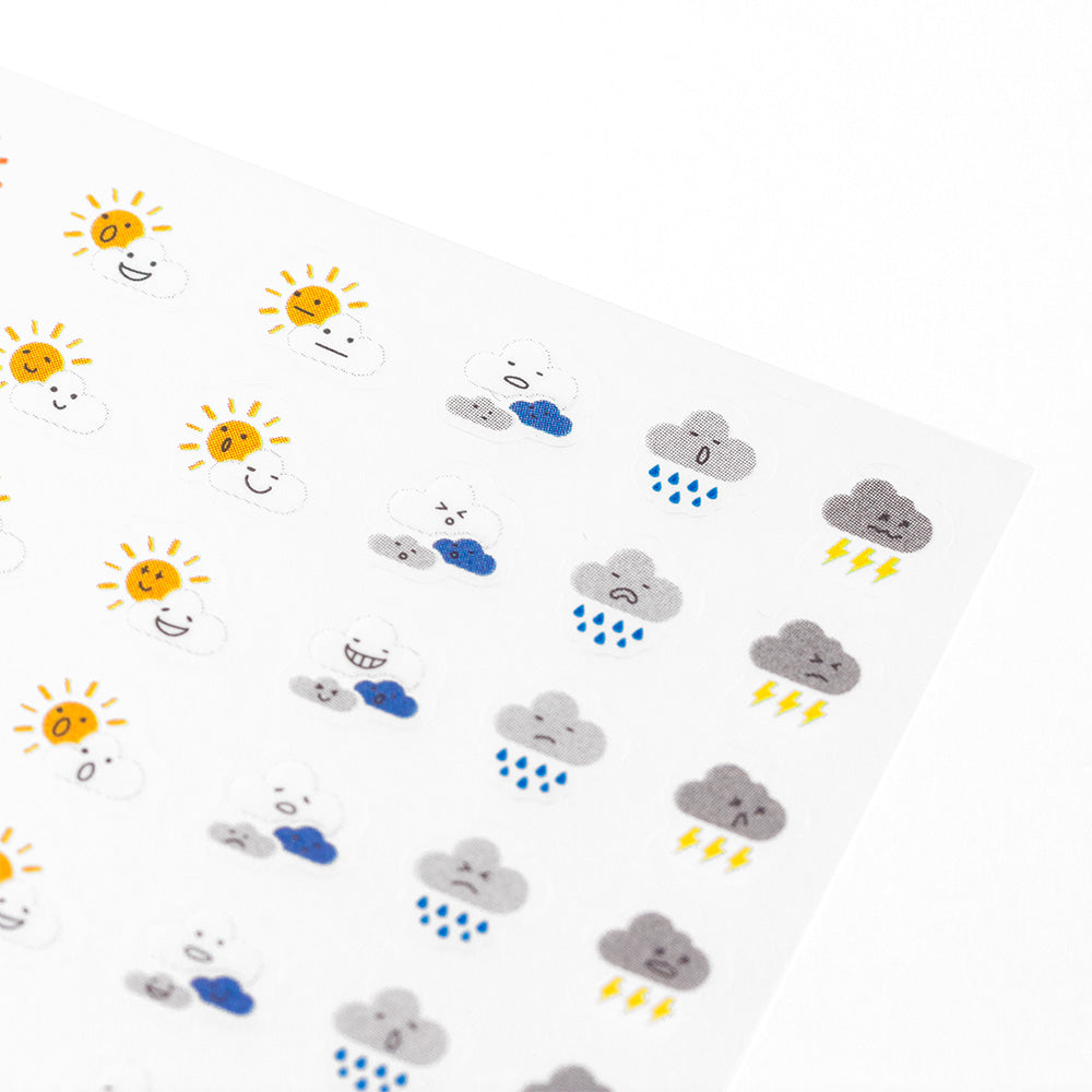 Midori Sticker Sheet - Weather & Feelings