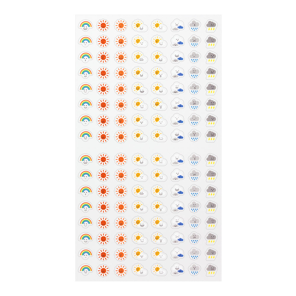 Midori Sticker Sheet - Weather & Feelings