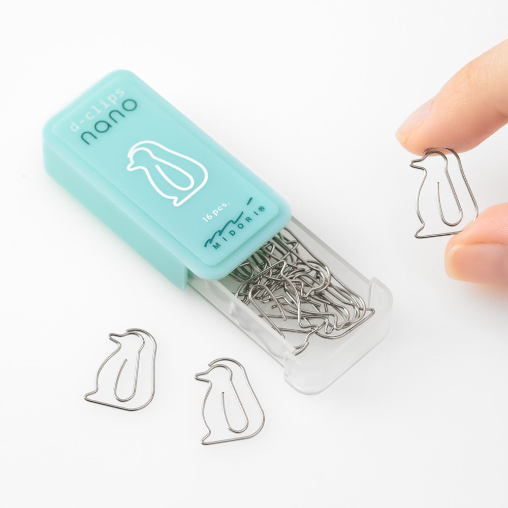 Midori D-clips Nano Clips - Penguin