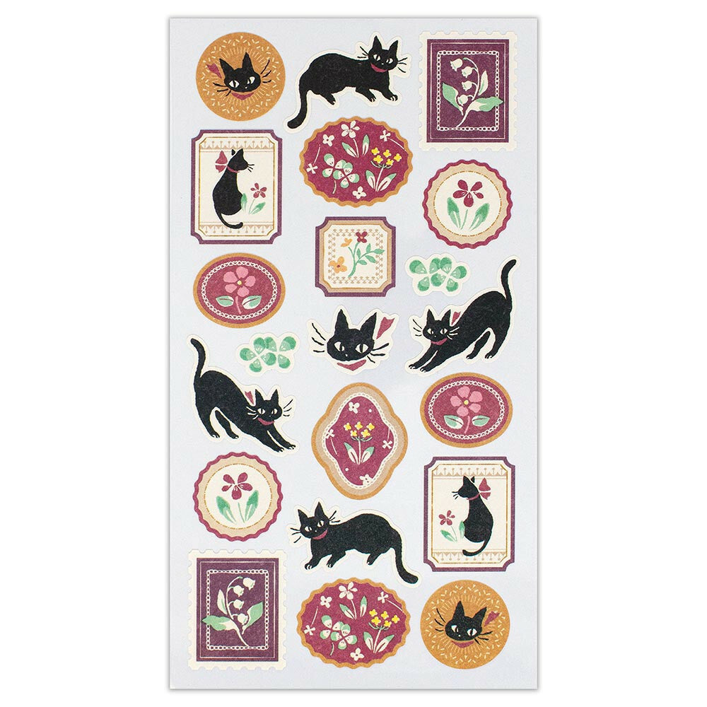 NB WANOWA Sticker Sheet - Black Cat