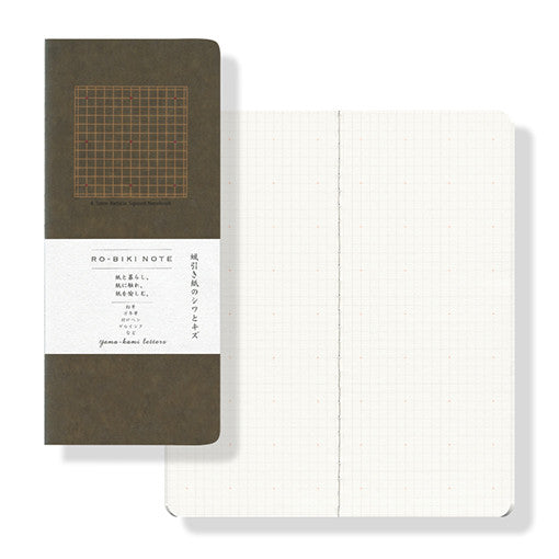 Yamamoto Paper Ro-Biki Note - 4.5mm Reticle Squared Notebook