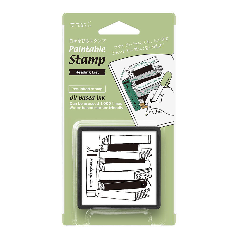 Midori Paintable Stamp - Pre-Inked