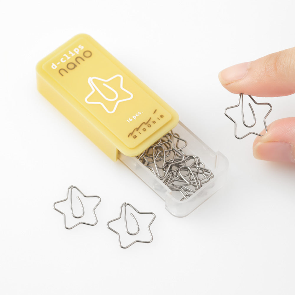 Midori D-clips Nano Clips - Star