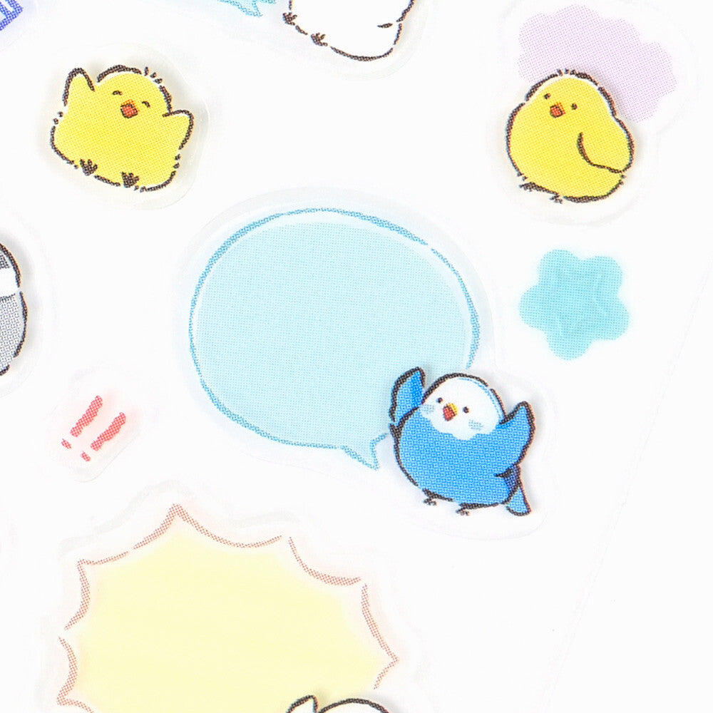 NB Planner Sticker Sheets - Talking Animals - Talking Bird