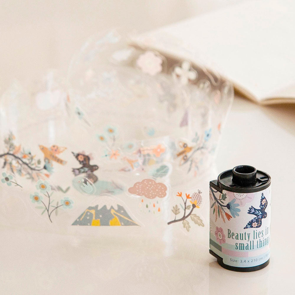 MU Lifestyle - Kiss-Cut PET Roll Tape / 06 - Beauty Lies In Small Things