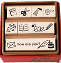 Avec Amour Petit Stamp 8 pc - Stationery