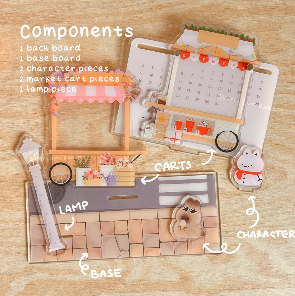 Never Expiring Calendar Standee - Seasonal Stands