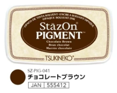 TSUKINEKO StazOn Pigment Solvent Ink pad - Piano Black