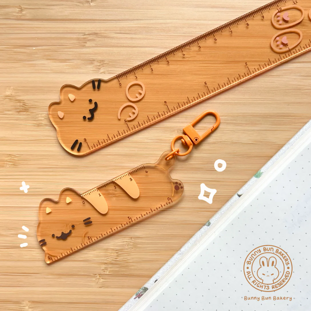 Purrfect Precision Acrylic Ruler