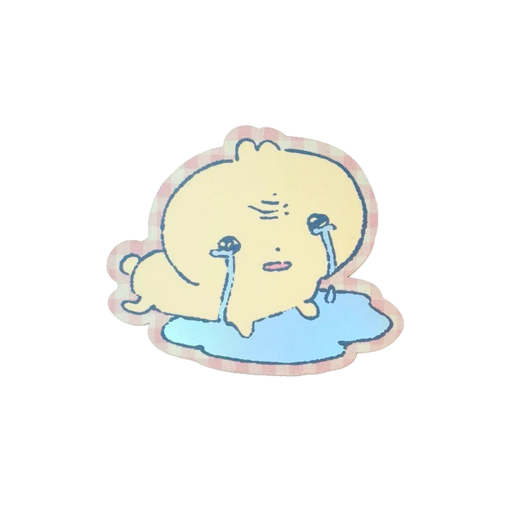 Pathetic Bun Holographic Vinyl Sticker