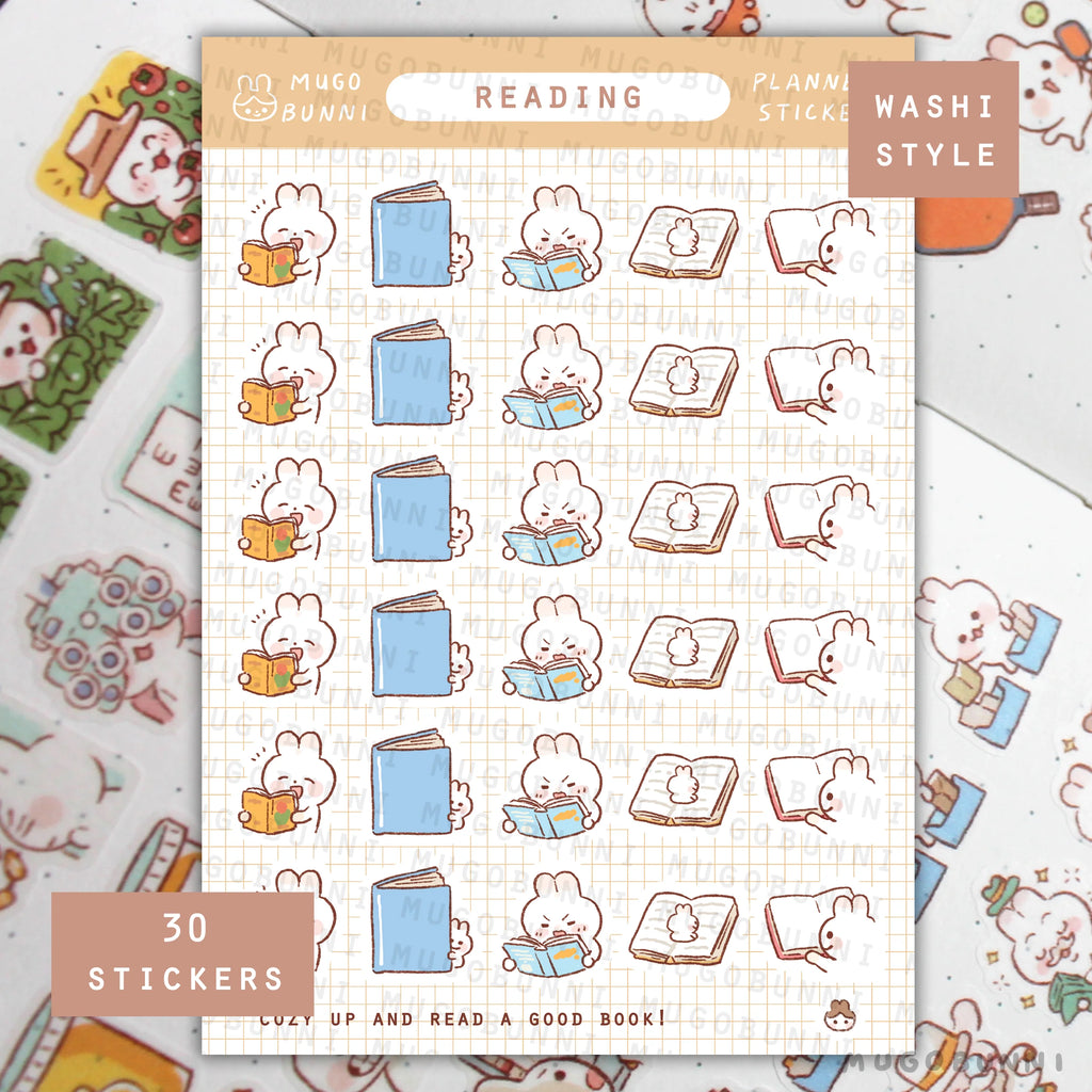 Reading Planner Sticker Sheet