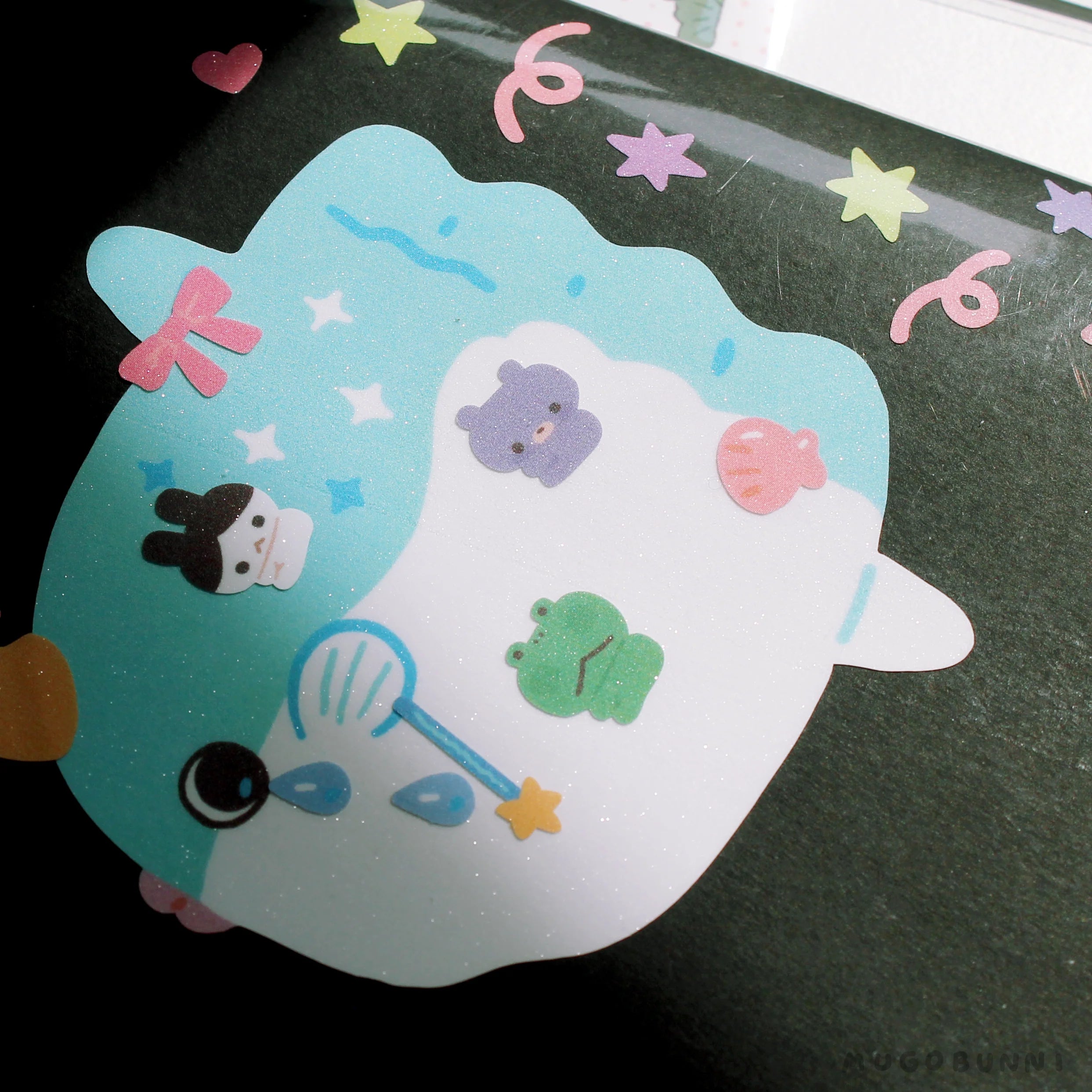 Mola Mola Sunfish Sticker Sheet