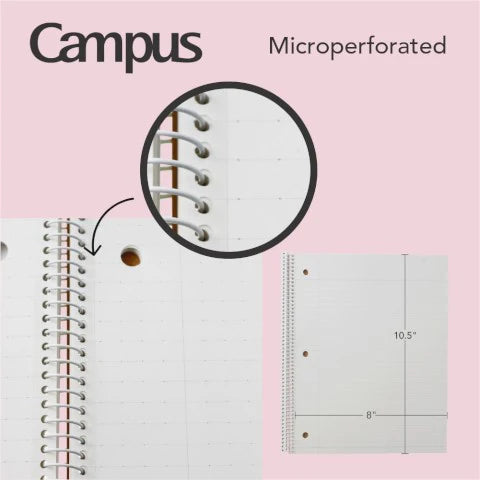 Campus Spiral Notebook 3 Pack - College Ruled