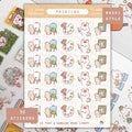 Painting Planner Sticker Sheet