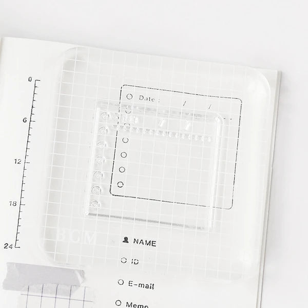 BGM Clear Acrylic Stamp Blocks