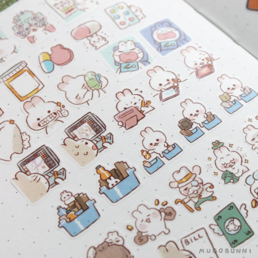 Laundry Planner Sticker Sheet