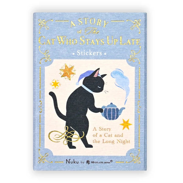 RESSA Flake Seal Stickers - Cat & A Long Night
