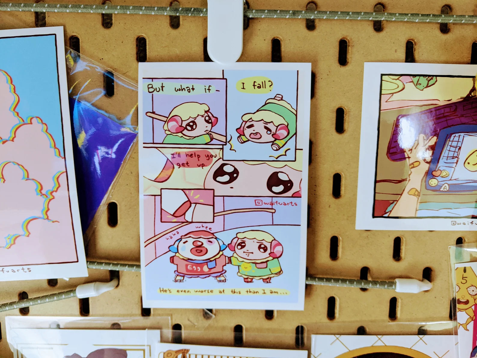 Pietro and Dom Go Ice Skating Print