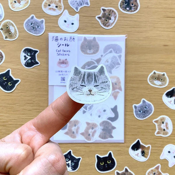 4legs Planner Sticker Flakes - Cat Face