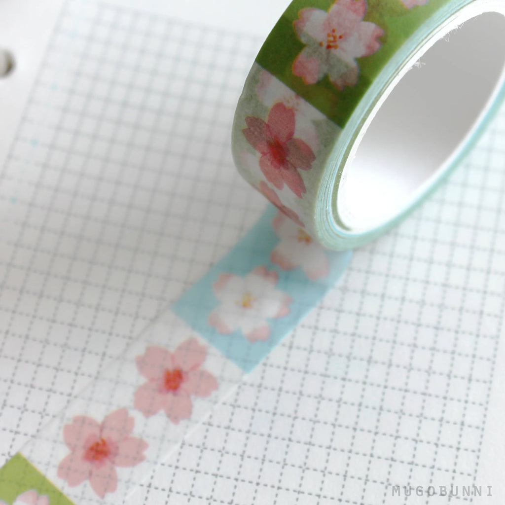Sakura Grid Washi Tape