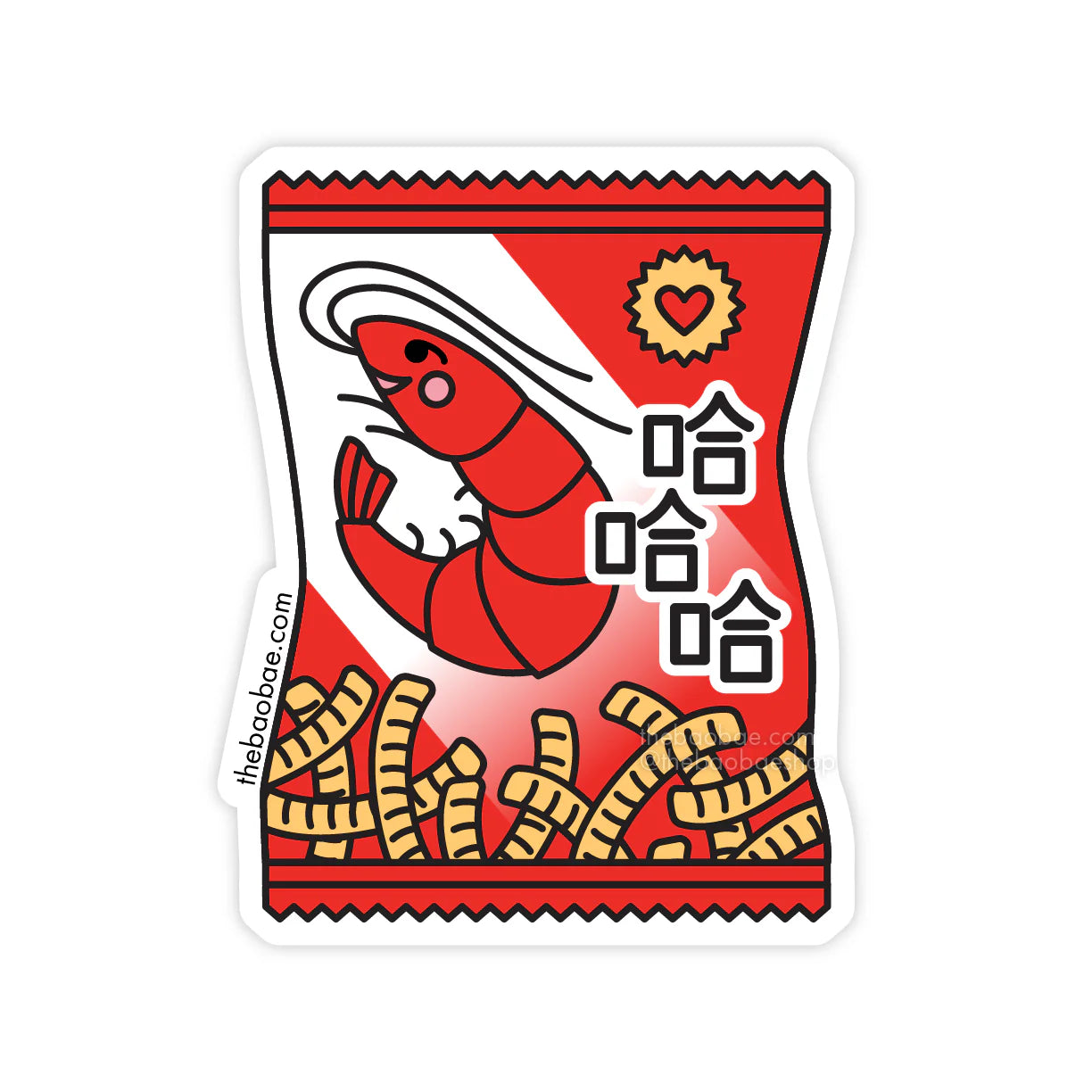 Shrimp Chips Sticker