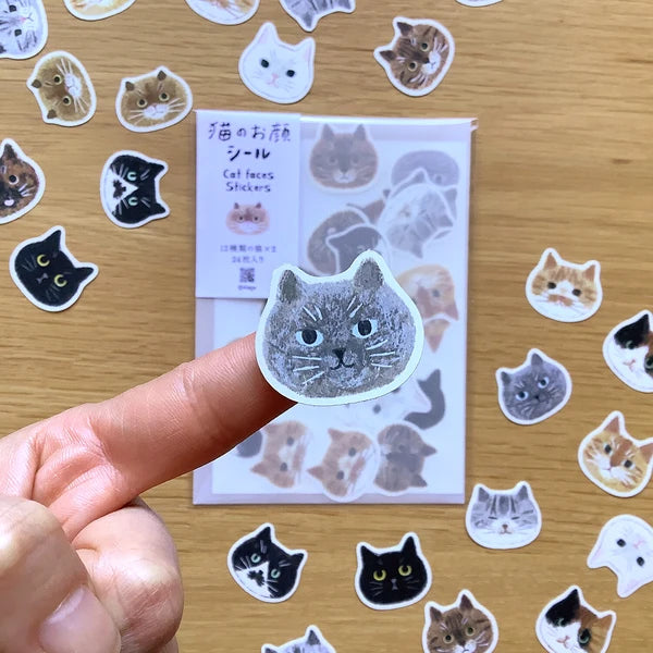 4legs Planner Sticker Flakes - Cat Face