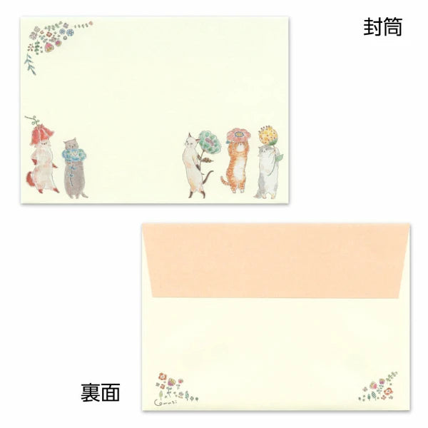 Tocoro Comugi Letter Set - Cat