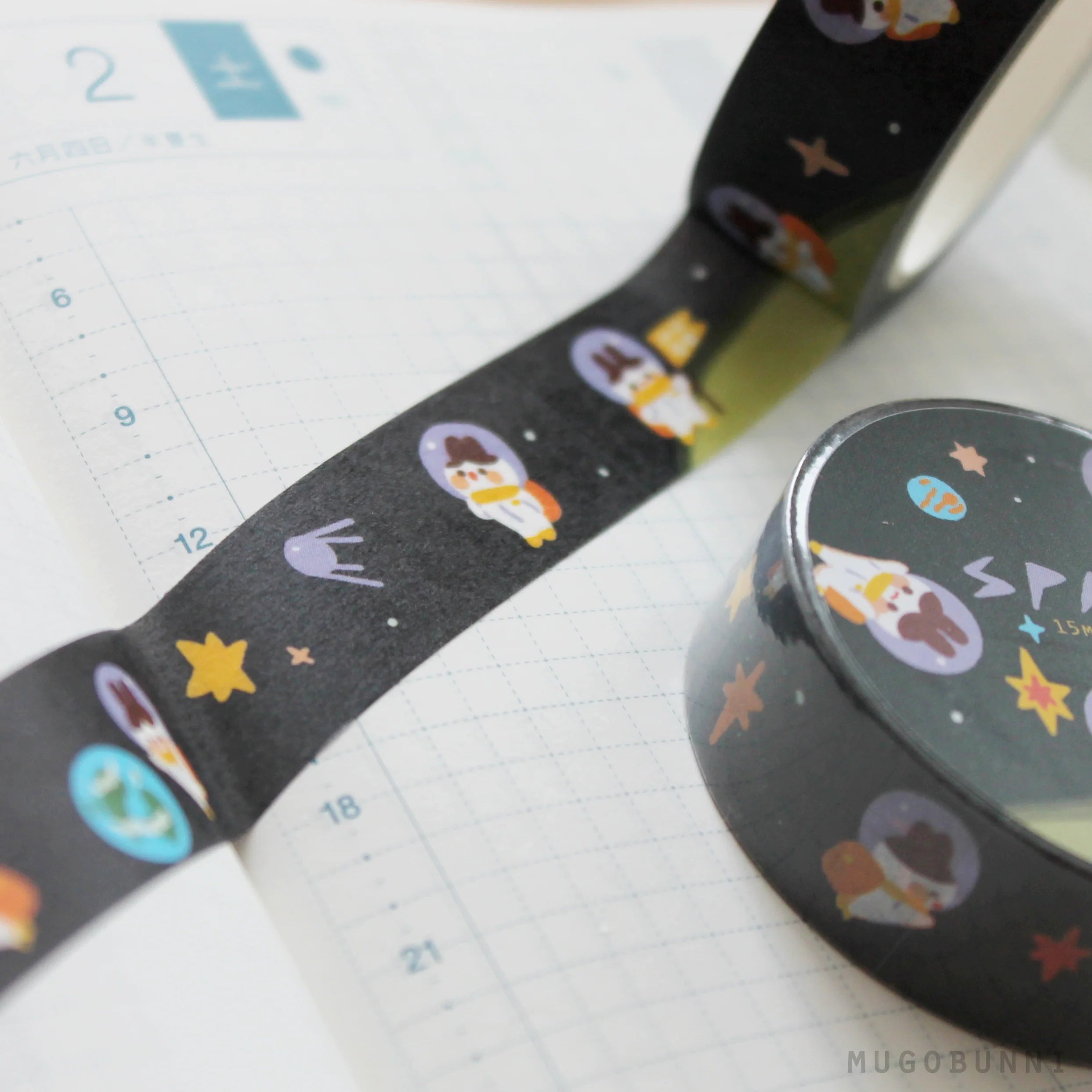 Mugobunni Astronaut Washi Tape