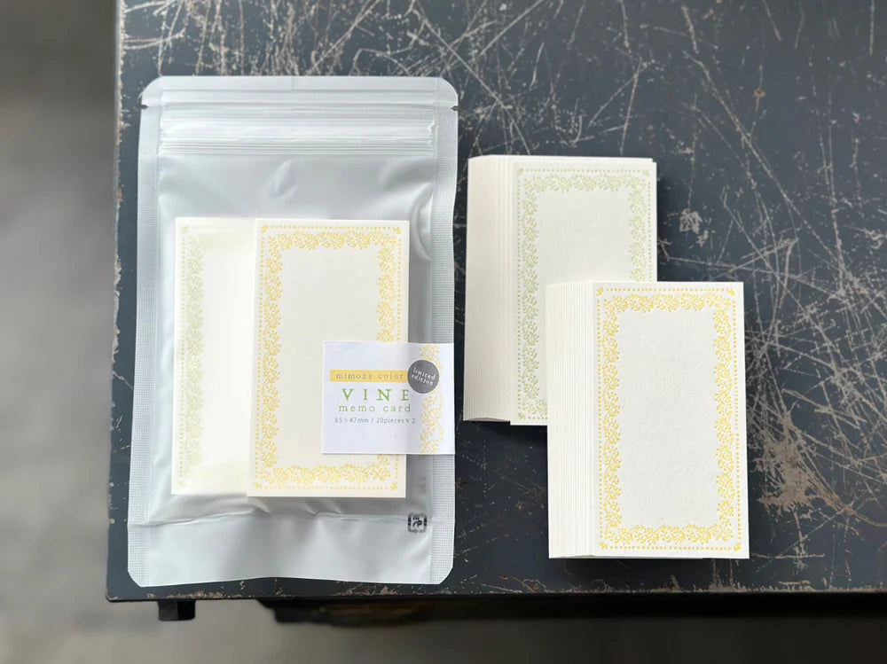 OEDA Vine Memo Card - Mimosa