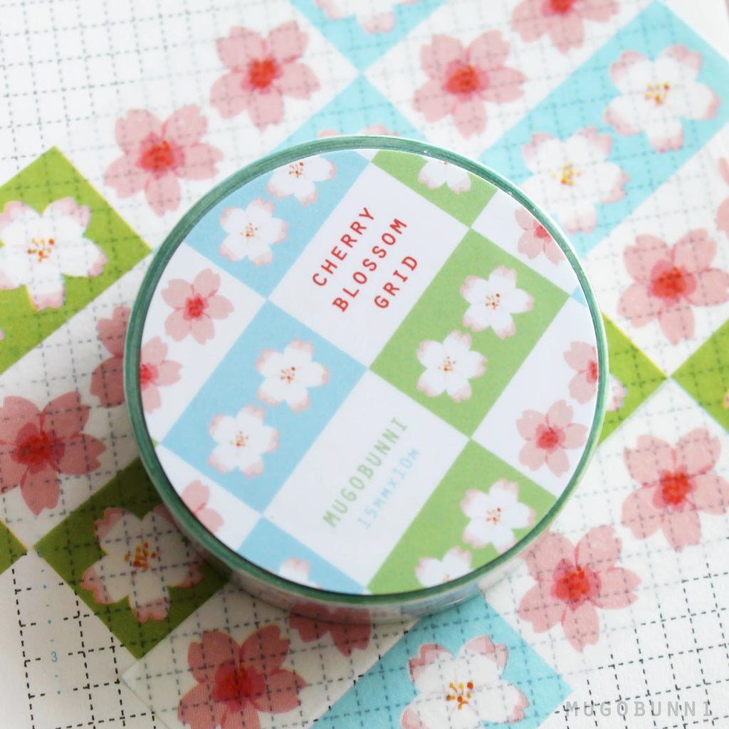 Sakura Grid Washi Tape