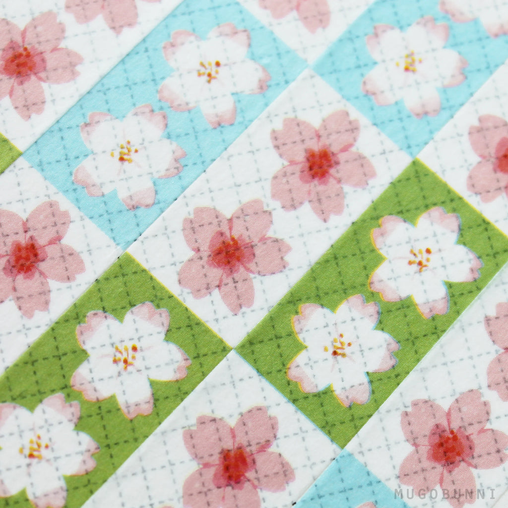 Sakura Grid Washi Tape
