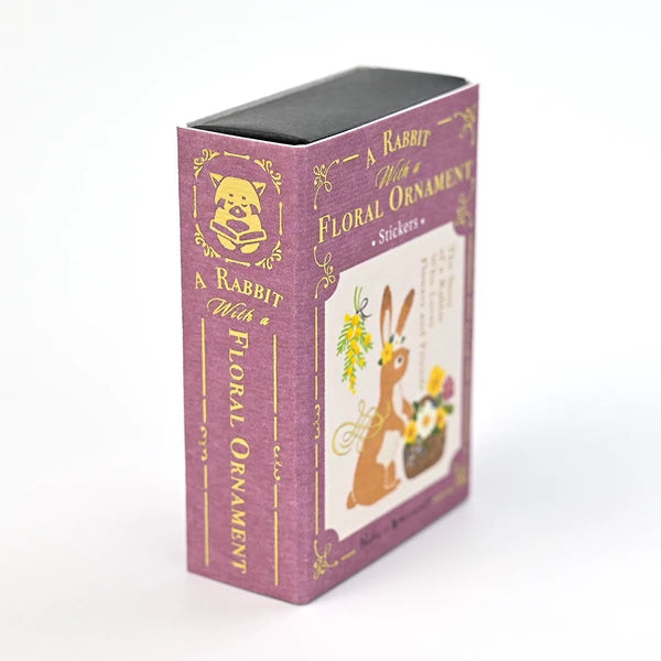 RESSA Flake Seal Stickers - Rabbits & Flowers