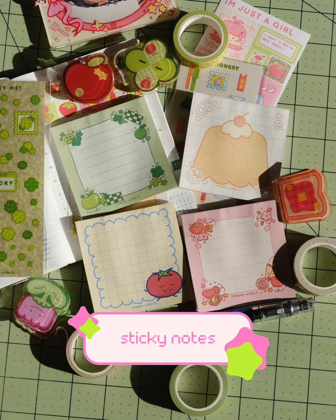 Tenshi World Sticky Notes