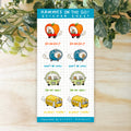 Hammies on the Go! Sticker Sheet
