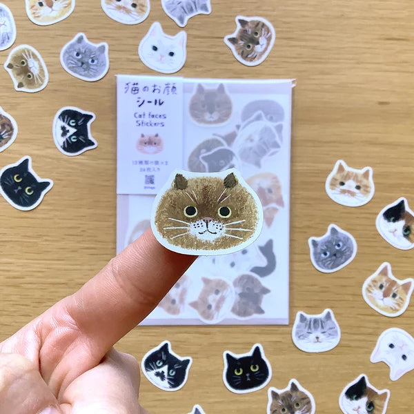 4legs Planner Sticker Flakes - Cat Face