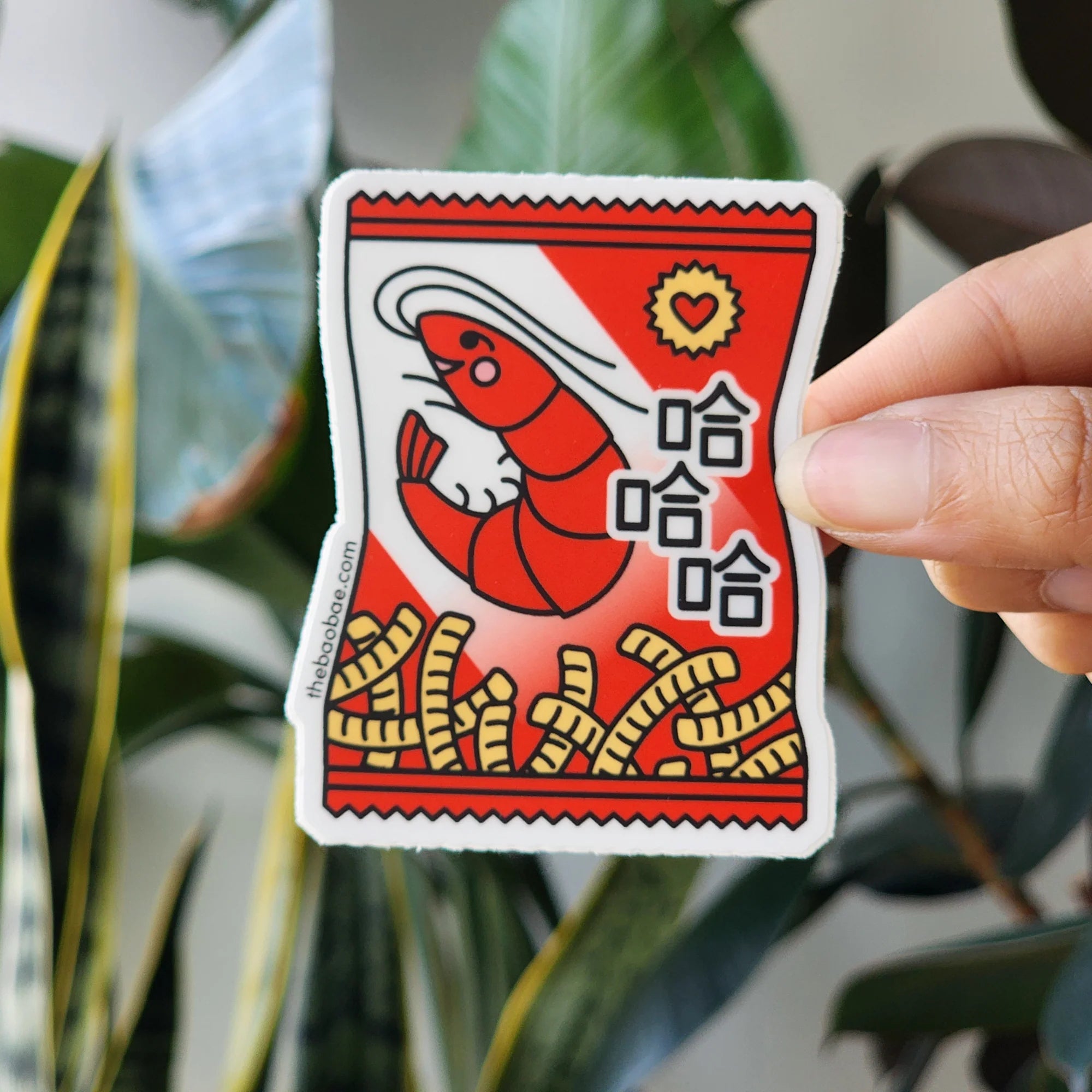 Shrimp Chips Sticker